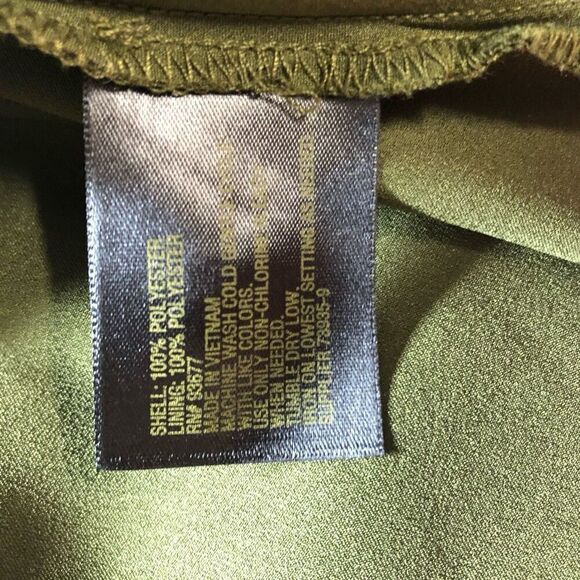 Worthington Size 8 Olive Green Dress - Picture 3 of 4